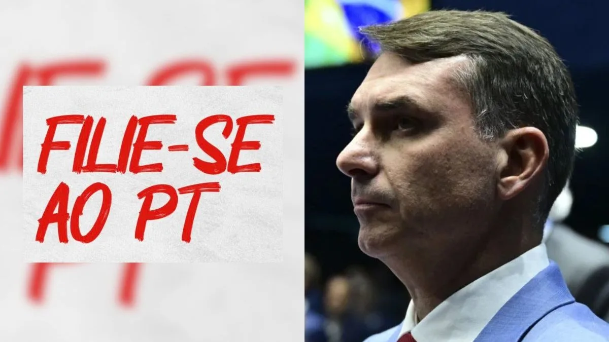 PT debocha de filiação de Flávio Bolsonaro ao Missão nas redes sociais: ‘Filie-se no partido certo’