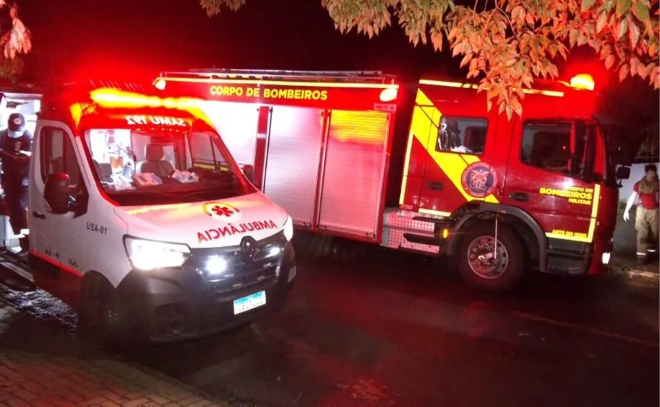 Dois homens ficam gravemente feridos após explosão com produto químico dentro de casa em Cascavel