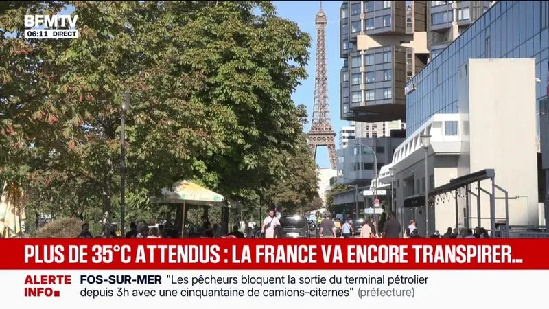 Plus de 35°C: de fortes chaleurs encore attendues en France ce mardi
