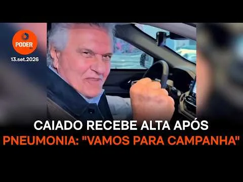 Caiado recebe alta após pneumonia: “Agora vamos para a campanha”