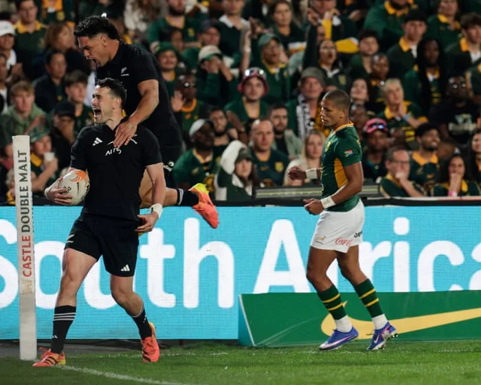 Jordan double stuns Springboks as ruthless All Blacks clinch statement victory