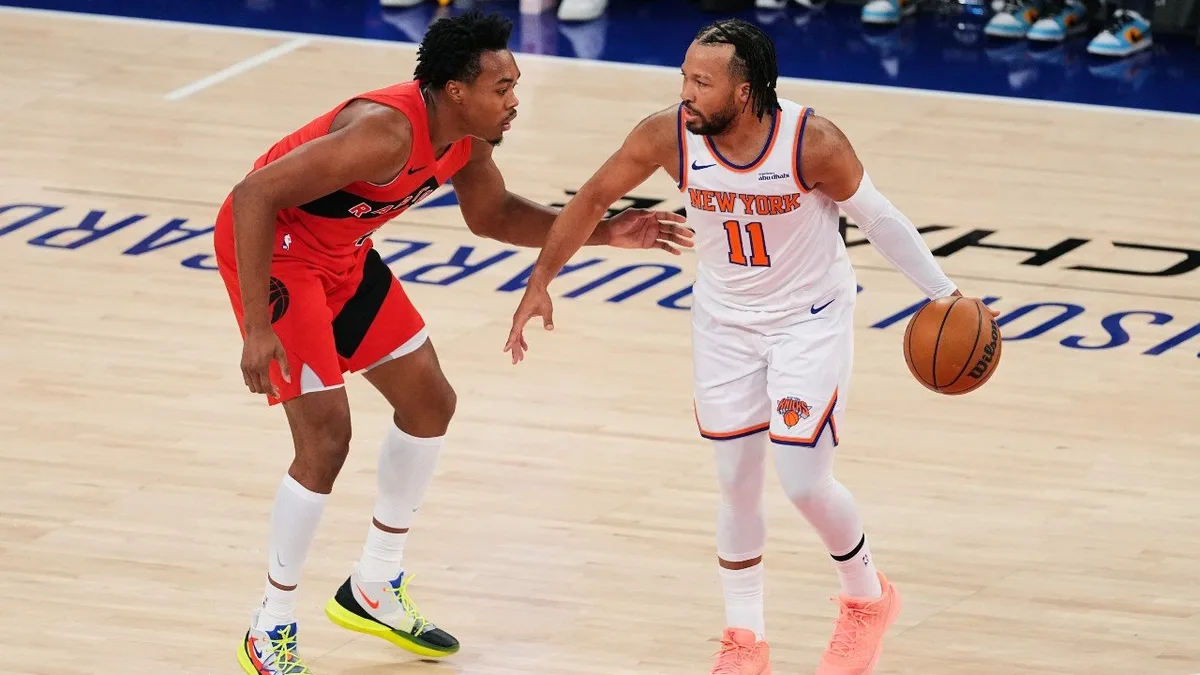 Why Knicks’ offence is tough matchup for Raptors’ starting lineup