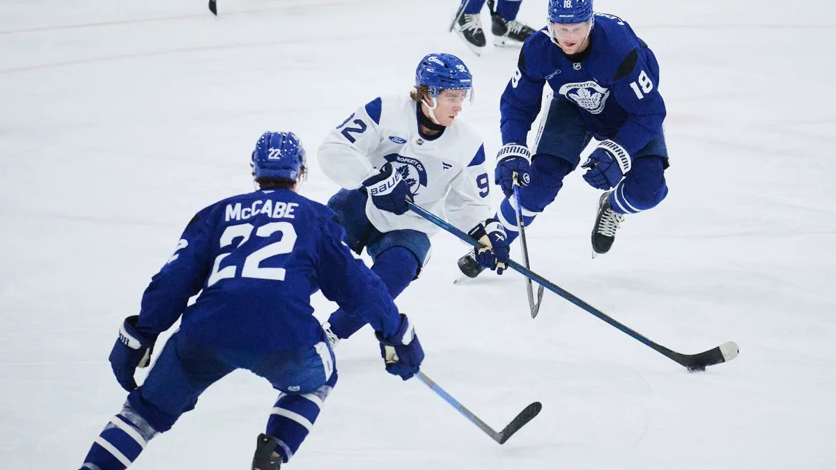 ‘100 miles an hour’: Gavin McKenna jumps into Toronto’s top six