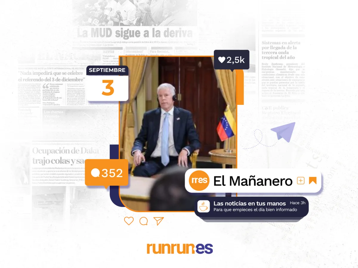 El Mañanero del 3 de septiembre: Chris Wright y sus ocho acuerdos energéticos con el interinato venezolano