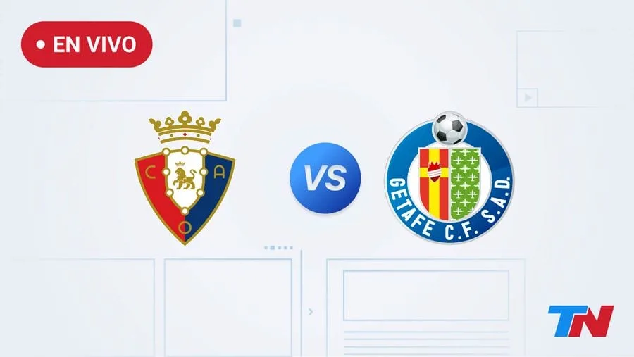 En vivo - Osasuna vs. Getafe: 1 - 0, por la fecha 3 de La Liga de España