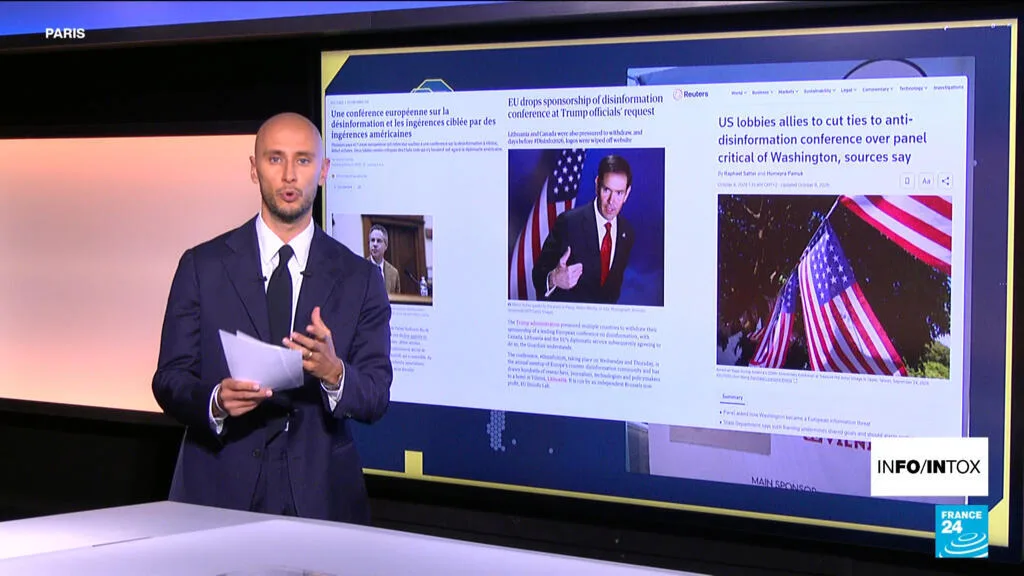 Pressions américaines dans une conférence européenne sur la désinformation ?
