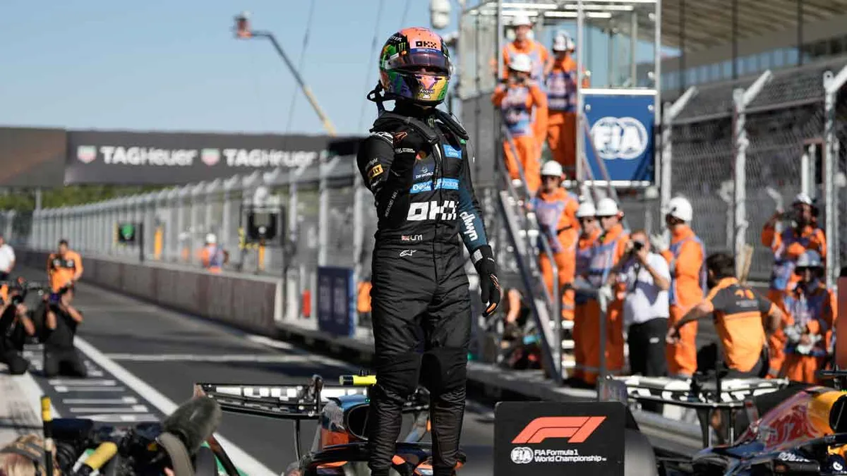 Norris edges Antonelli to secure pole position for Spanish Grand Prix