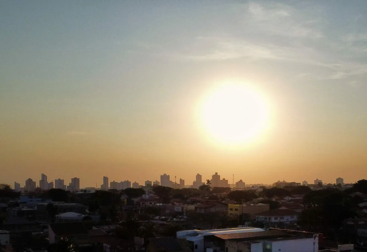 MS terá calor de 41°C antes de frente fria trazer temporais e granizo