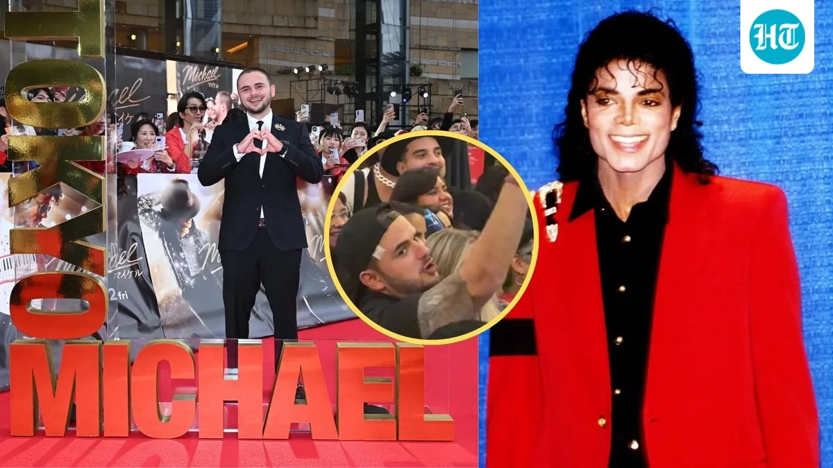 Michael Jackson's son Prince attends the Pop Icon's 68th birthday celebration at Cirque du Soleil's Las Vegas show