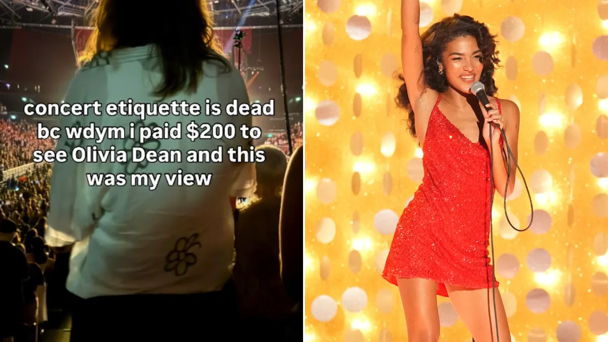 Olivia Dean’s Sydney concert sparks debate about concert etiquette