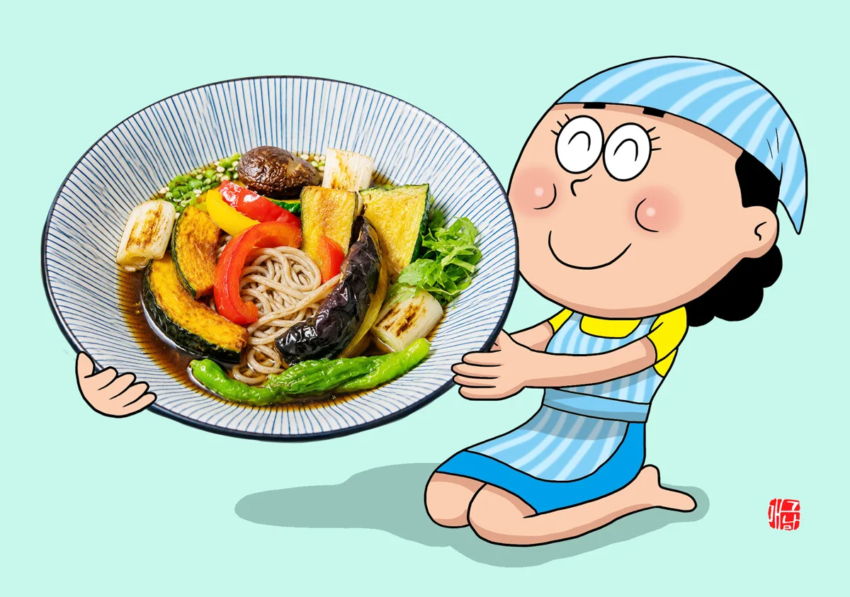제철음식 담아낸 한 그릇 식사 ‘구운 채소 메밀 소바’[밀당365]