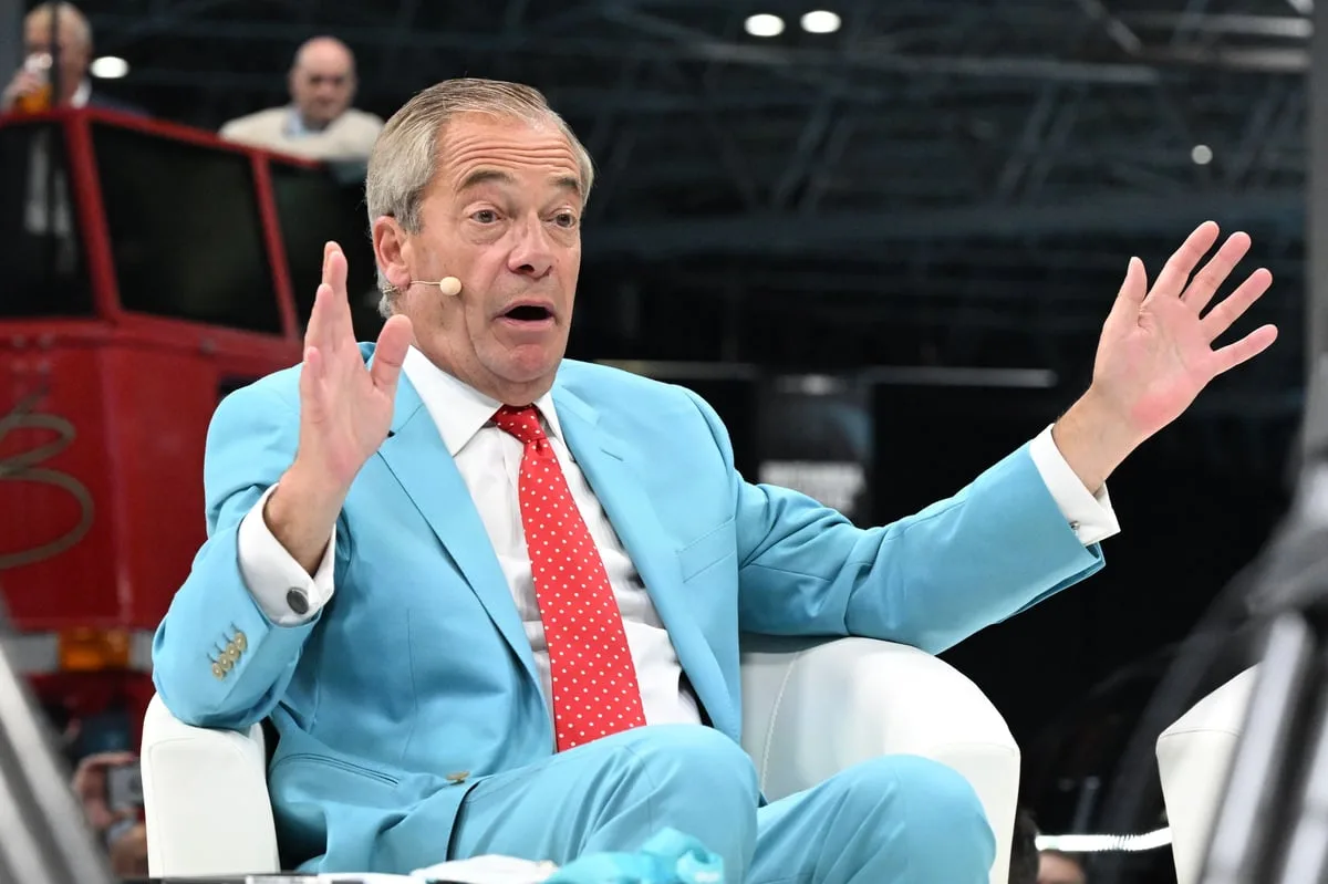 Nigel Farage says £72m donations from crypto billionaires will help Reform prepare for government