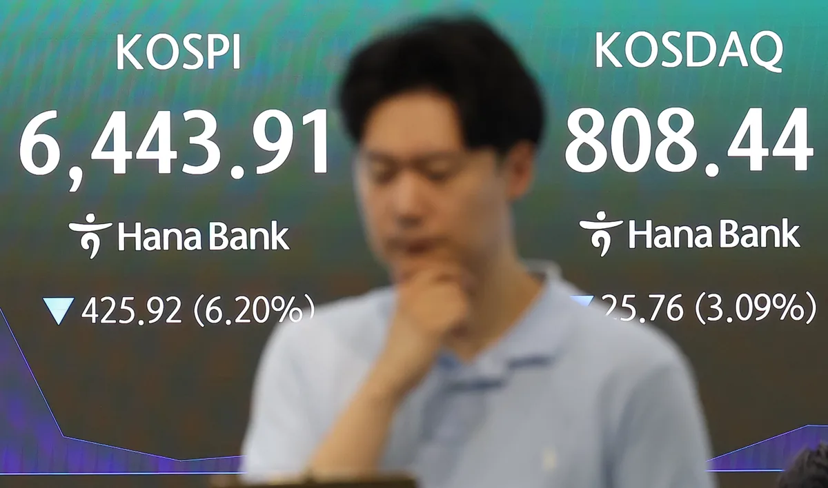 코스피 하루 새 7000→6400… 美 장기금리 충격, 왜 한국이 더 아플까