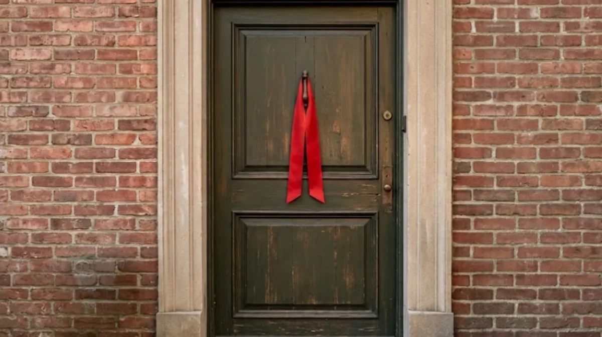 Colgar una cinta roja en la puerta de entrada: qué significa y por qué lo recomienda el Feng Shui