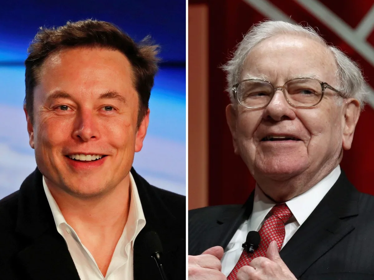 Elon Musk finally has Warren Buffett as a shareholder — sort of
