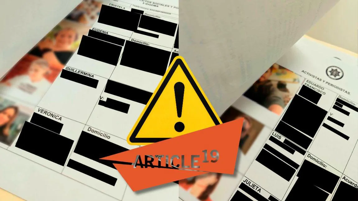 ARTICLE 19 denuncia lista de periodistas y críticos elaborada por autoridades de Zacatecas