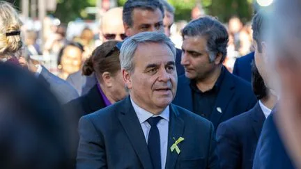 Xavier Bertrand, président Les Républicains de la Région Hauts-de-France, annonce sa candidature à l'élection présidentielle