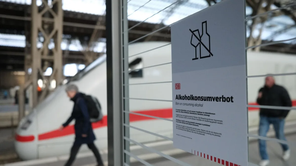Deutschlandweit: Alkoholverbot an Bahnhöfen in Kraft
