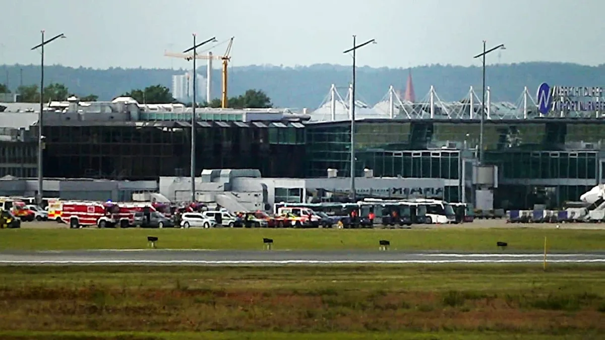 Airport war gesperrt - Entwarnung nach Notlage am Flughafen Nürnberg