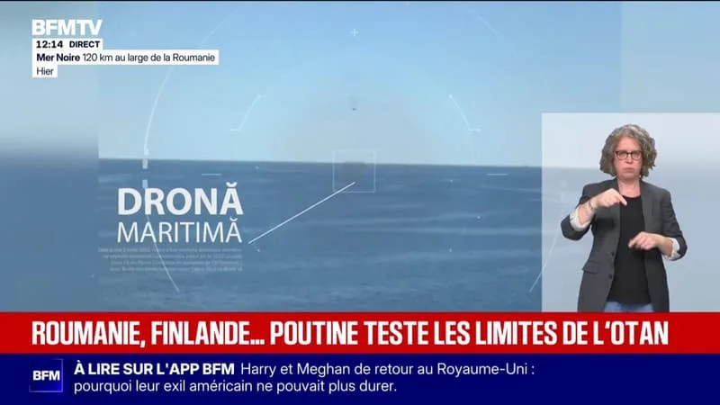 Roumanie: un F-16 abat un drone maritime attribué à la Russie près du plus important projet d'extraction gazière en mer de l'UE