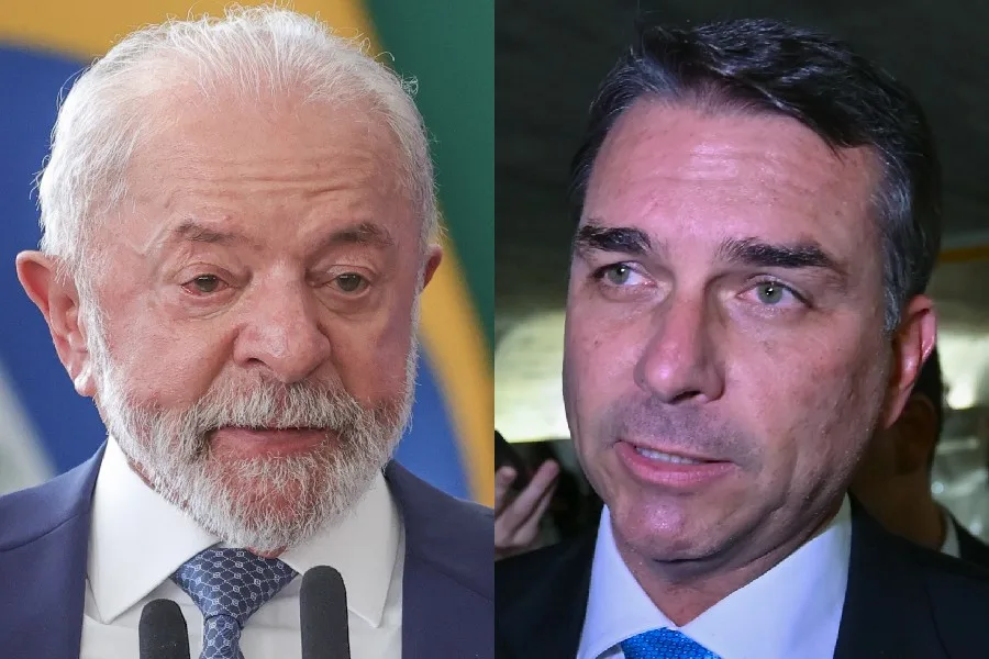 Pesquisas eleitorais mostram a distância entre Lula e Flávio Bolsonaro após números da semana