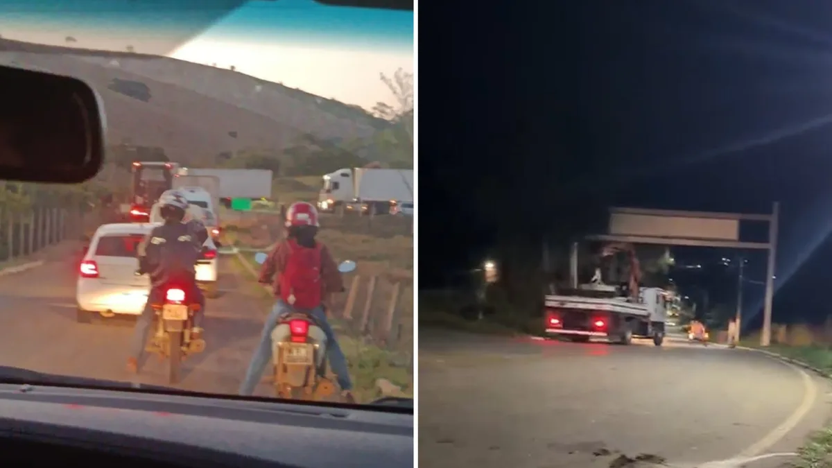 Interdição da BR 259 aumenta trânsito em João Neiva e Linhares