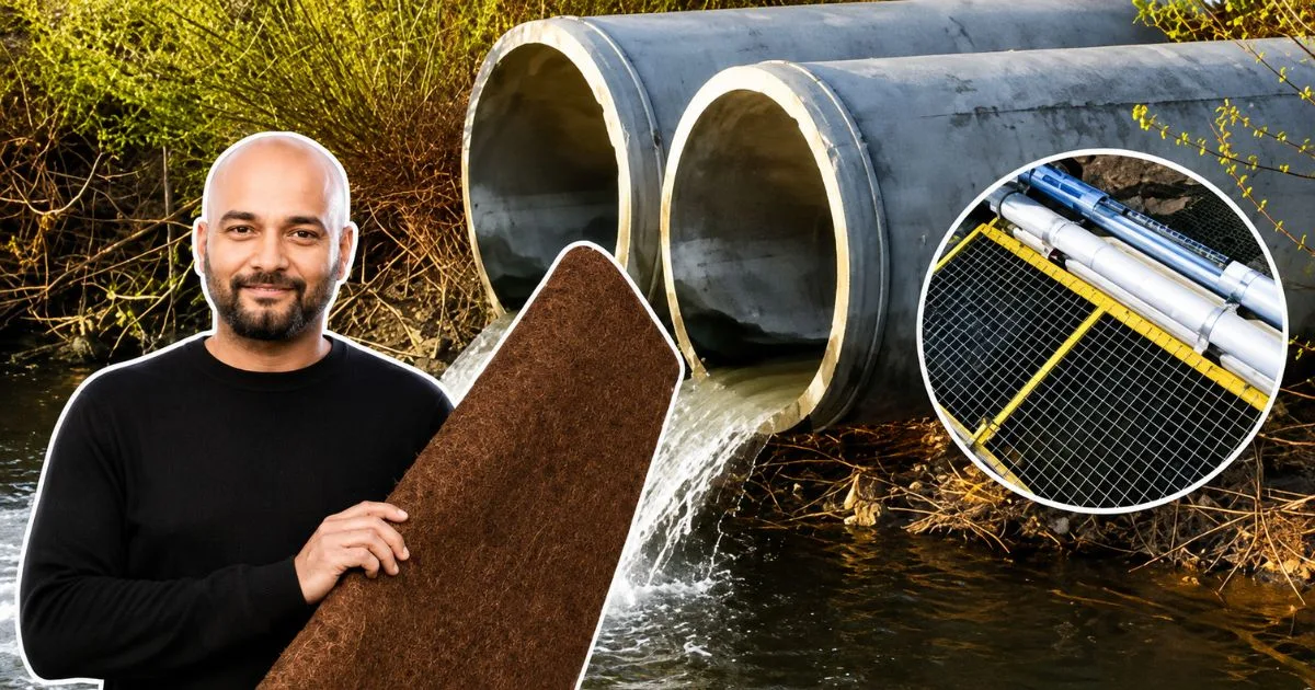 O que era lixo em salões de beleza vira negócio sustentável quando um empreendedor decide usar cabelos descartados para criar mantas capazes de absorver óleo e conter a poluição dos rios