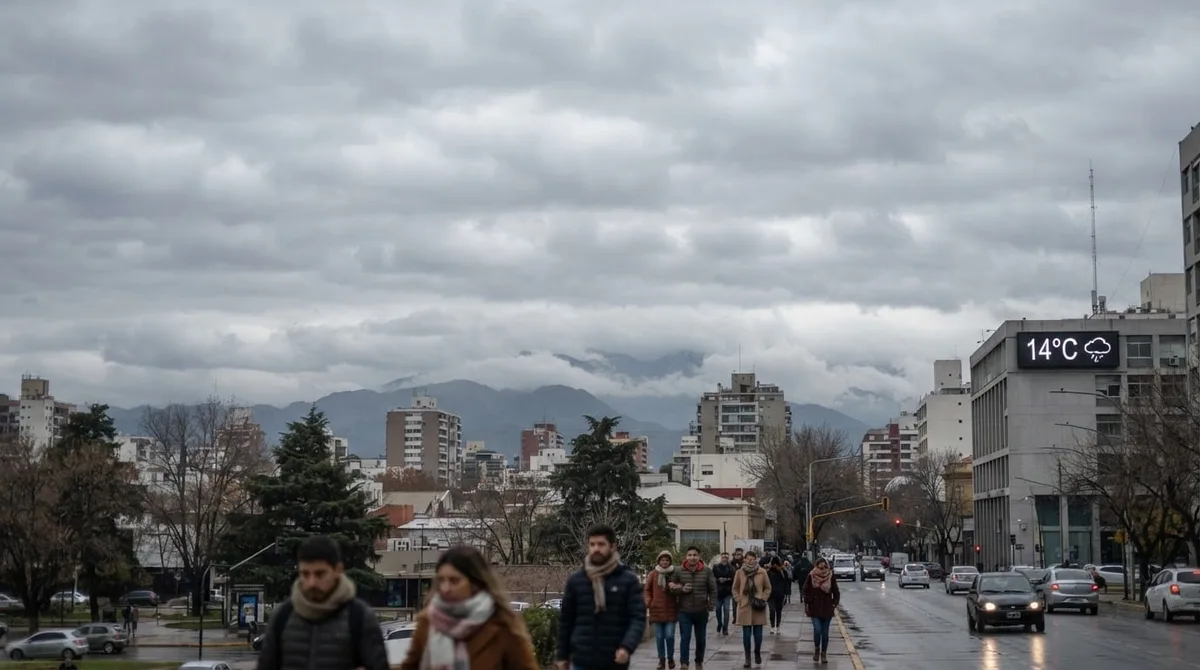 Clima en Mendoza hoy lunes 24 de agosto: cielo cubierto y temperaturas frescas