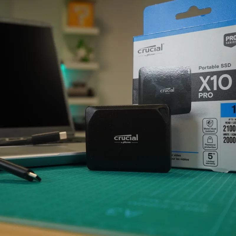 Actualité : Bon plan – Le disque dur / SSD externe Crucial X10 Pro 2 To à 279,99 € (-12%)