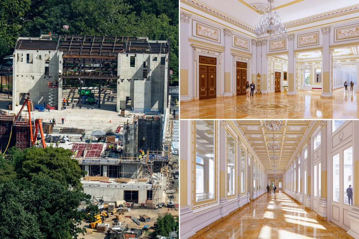 Trump’s ‘first-look’ at interior of White House ballroom reveals signature detail dominating room