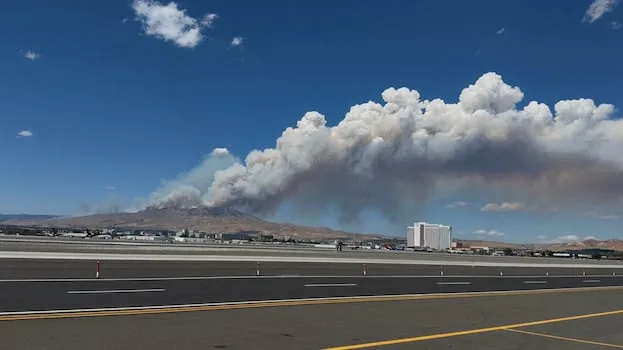 Brush fire in Nevada grows to over 10,500 acres