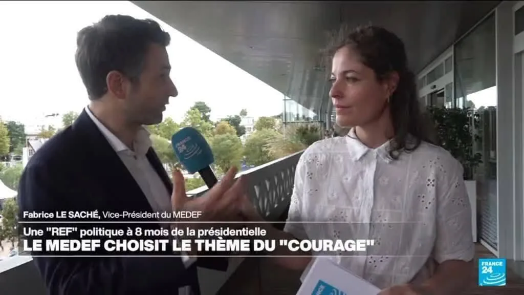 France : la "REF" du Medef s'ouvre sous le signe du "courage" et de la présidentielle