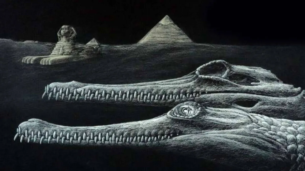 New extinct crocodile found in Sphinx rocks, with a missing snout tip