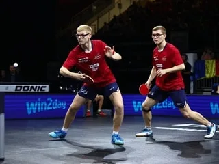 Championnats d’Europe de tennis de table. Les frères Lebrun qualifiés en finale du double messieurs