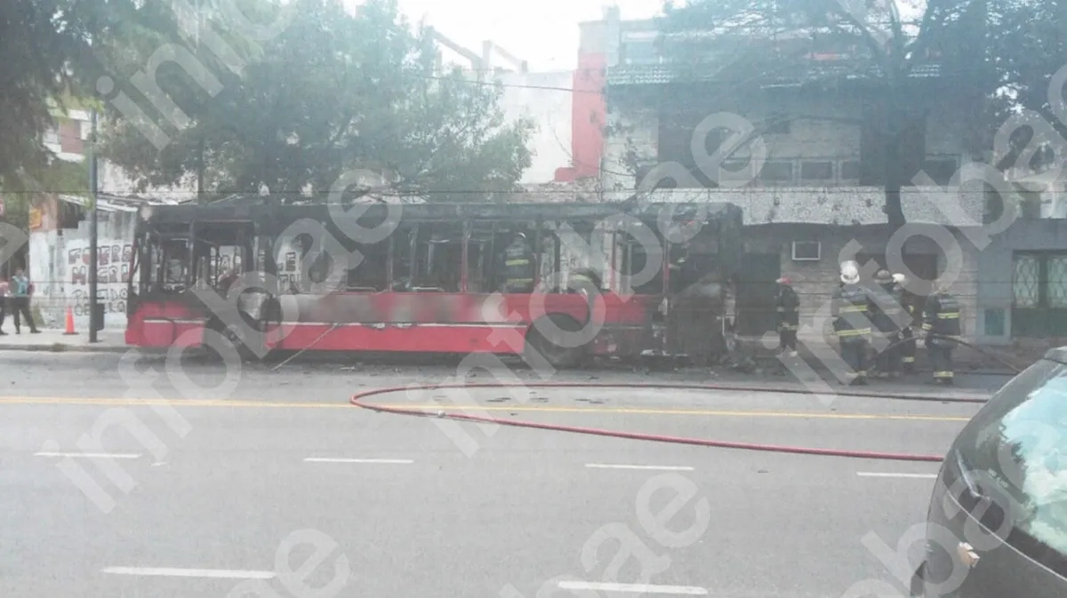 Fuego, cenizas y una condena millonaria: el colectivo que se incendió en Flores y destruyó un puesto de diarios