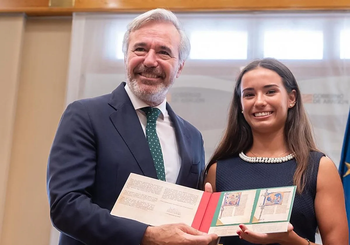 La gimnasta oscense Inés Bergua recibirá la Medalla al Mérito Deportivo de Aragón