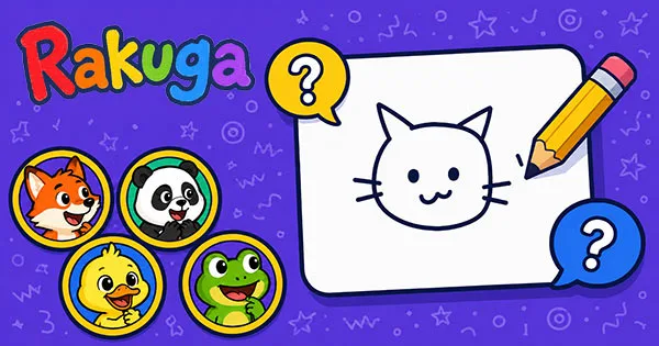 Pronto para uma competição entre amigos? Rakuga desafia a desenhar e adivinhar palavras secretas