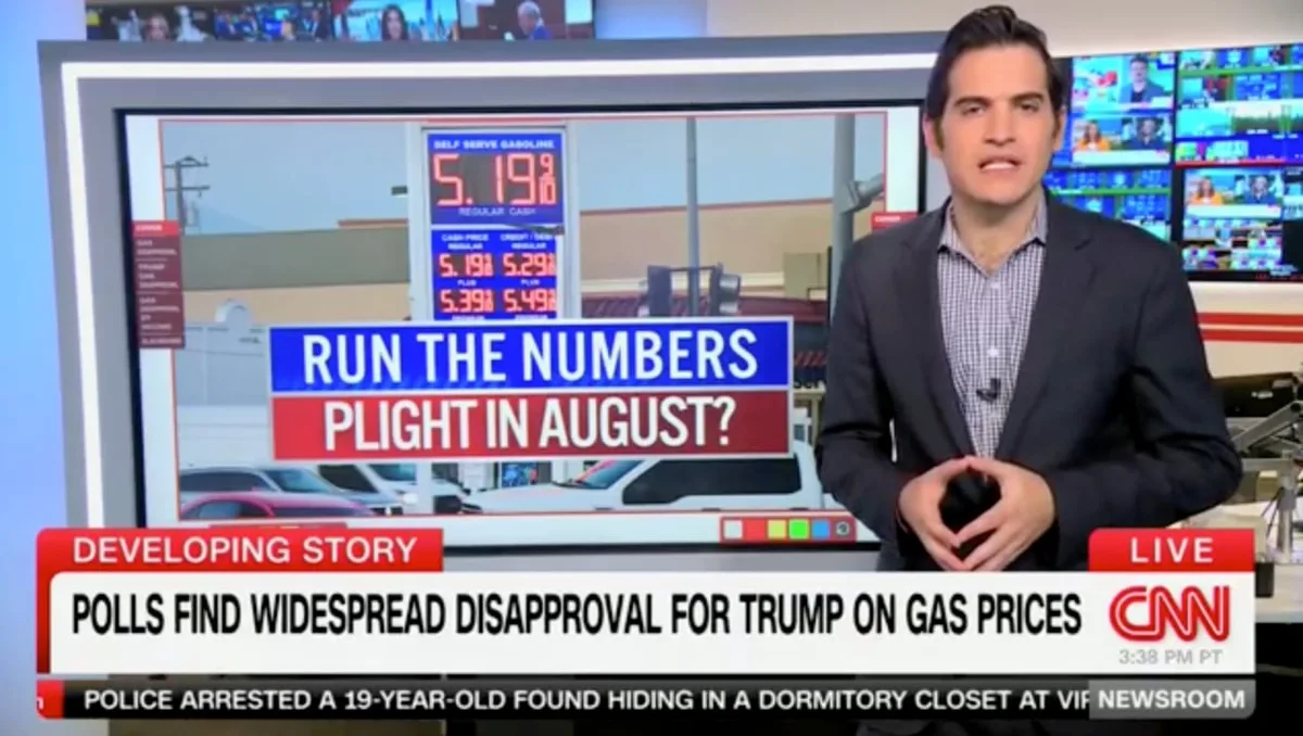 CNN Data Guru Reveals Trump Is Wildly Unpopular on Gas Prices
