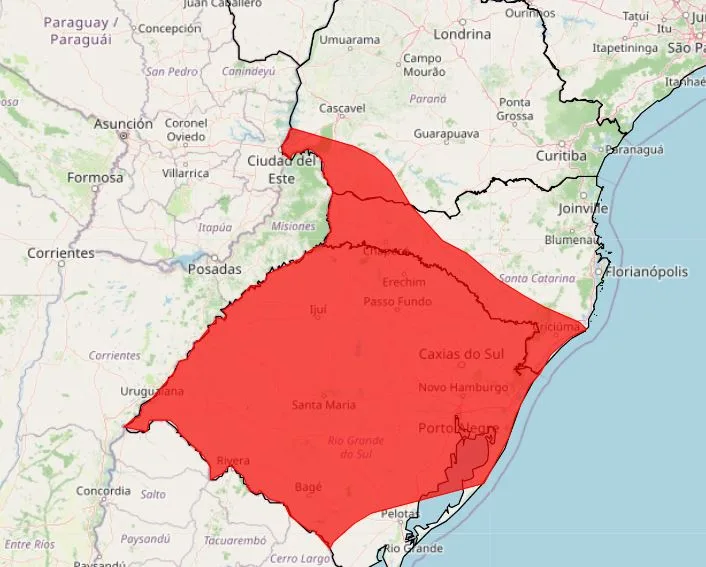 Segunda chega com sol ao Paraná mas chuva volta; 56 municípios estão em alerta vermelho