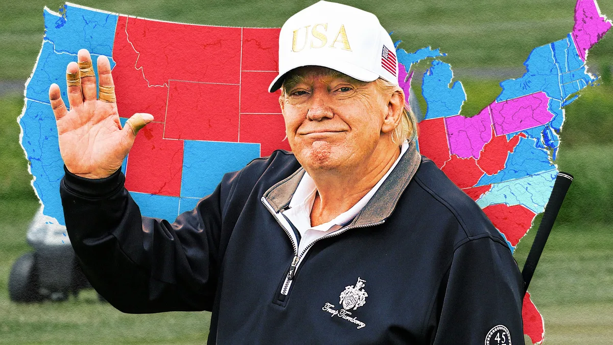 Donald Trump, 80, Marks Three Weeks to Must-Win Elections With Golf Club Visit