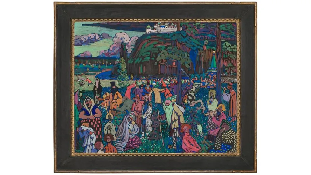 Una obra de Kandinsky robada por los nazis será subastada y se espera que se venda por más de US$30 millones