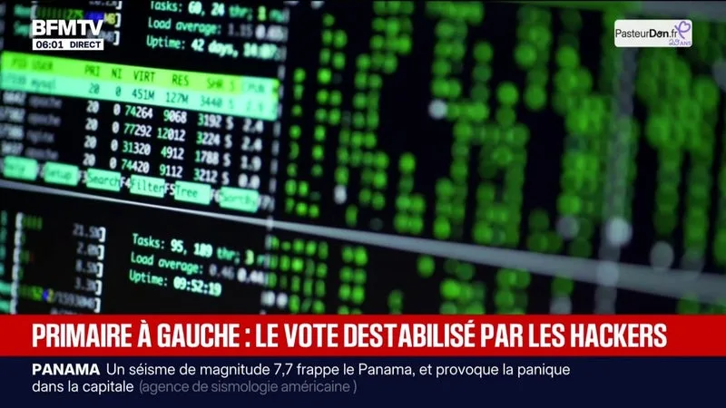 Le vote de la primaire à gauche prolongé jusqu'à dimanche 18h après une cyberattaque