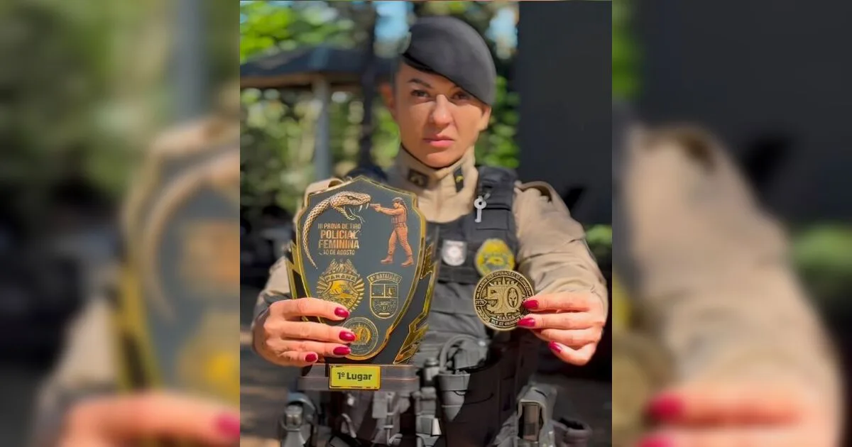 Policial feminina do 10º BPM vence competição internacional de tiro