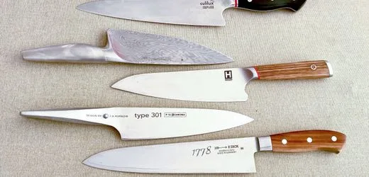Messer im Test: Kochmesser von Hensslers, Culilux, WMF, F. Dick und Chroma