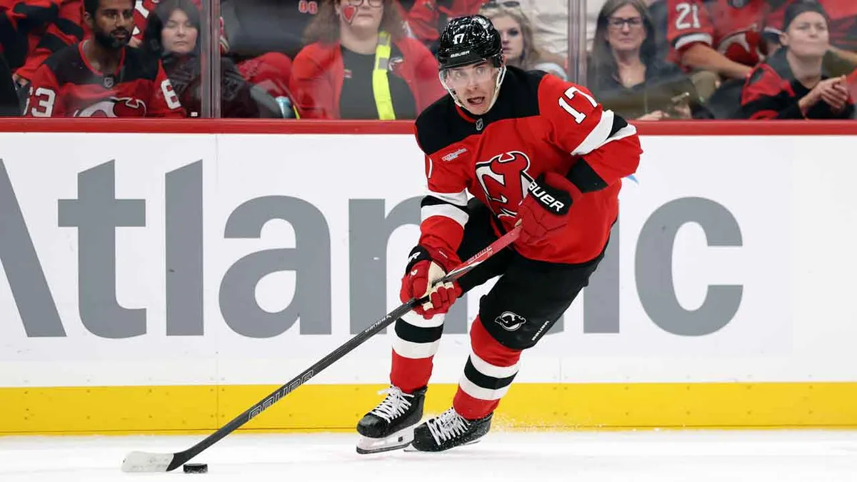 Devils’ Evan Rodrigues fined for high-sticking Canucks’ Marco Rossi