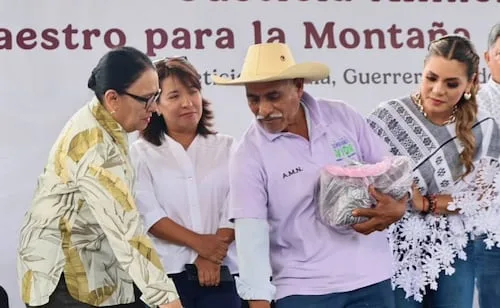 Rosa Icela revisa avances del plan para desplazados en Guerrero; "vamos a estar el tiempo que sea necesario", dice