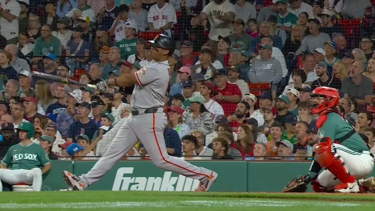 Giants’ Devers crushes 26th homer of season in first game back at Fenway Park