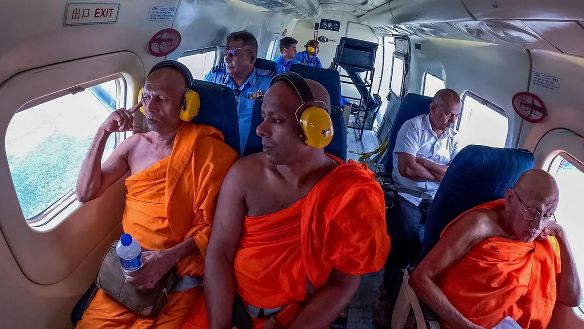 Sri Lanka: Luftwaffe setzt Mönche gegen Dürre ein