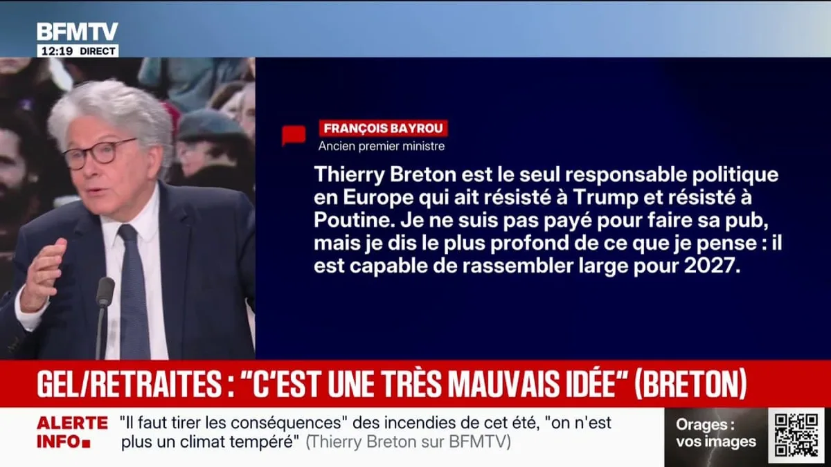 Présidentielle: "Je ne veux pas être le 51ème candidat", affirme Thierry Breton