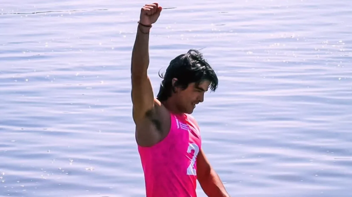 Nuevo oro para Argentina: Santino Basaldella fue campeón suramericano en stand up paddle y se clasificó a Lima 2027